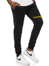 Spodnie dresowe męskie czarne OZONEE JS/AM108