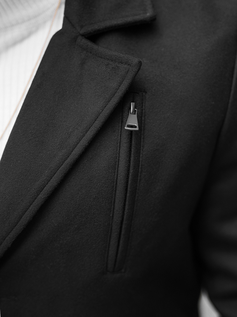 Пальто чоловіче Чорний OZONEE JS/79M3127Z