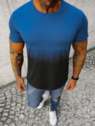 T-Shirt męski indygo OZONEE JS/8T93/8Z