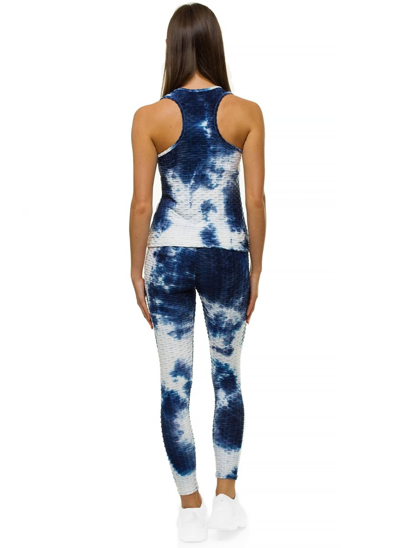 Жіночий спортивний костюм з двох частин Темно-Синiй OZONEE JS/YW88040