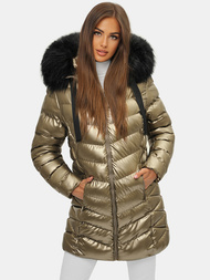 Куртка жіноча золото OZONEE JS/M778/403