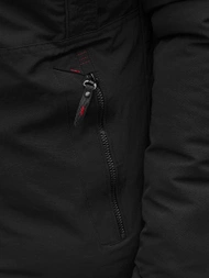 Kurtka zimowa męska czarna OZONEE JS/M713/392