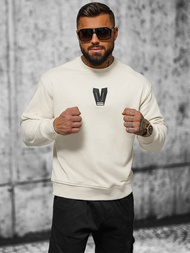 Bluza oversize beżowa OZONEE O/SWE23034