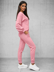 Жіночий спортивний костюм з двох частин pожевий OZONEE O/12113Z