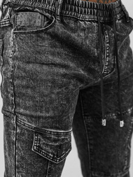 Чоловічі джинси джоггери Чорнi OZONEE NB/MP0107N