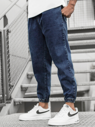 Spodnie męskie jogger niebieskie OZONEE O/K153/2