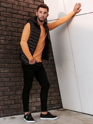 Безрукавка чоловіча Чорна OZONEE JS/HDL88002Z