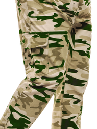 Spodnie męskie joggery beżowe OZONEE A/404