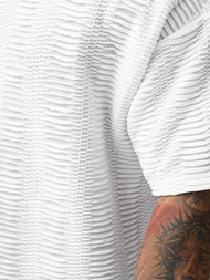 T-shirt męski oversize biały OZONEE O/B1149