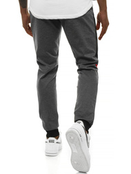 Spodnie dresowe męskie grafitowe OZONEE JS/AM107