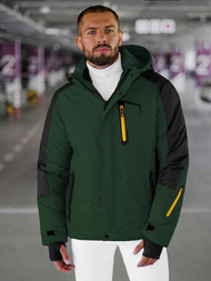 Kurtka zimowa męska ciemno-zielona OZONEE JS/91M9905/136