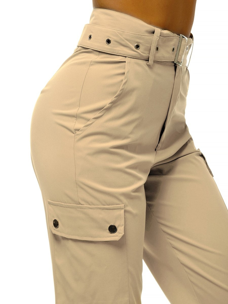 Жіночі штани Джогер Бежевi OZONEE O/HM001