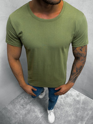 T-Shirt męski khaki OZONEE O/1208Z