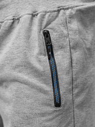 Шорти чоловічі ciрий OZONEE JS/8K292