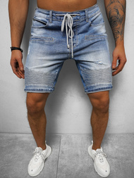 Spodenki męskie jeansowe niebieskie OZONEE NB/MP0033B/1