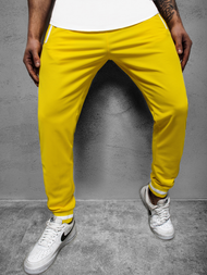 Spodnie dresowe męskie żółte OZONEE A/2134Z