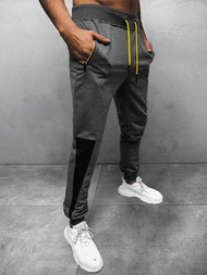 Spodnie dresowe męskie grafitowe OZONEE JS/68K10206