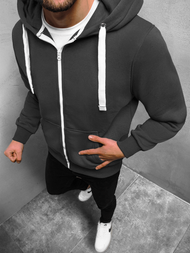 Толстовка чоловіча Графітова OZONEE O/11039