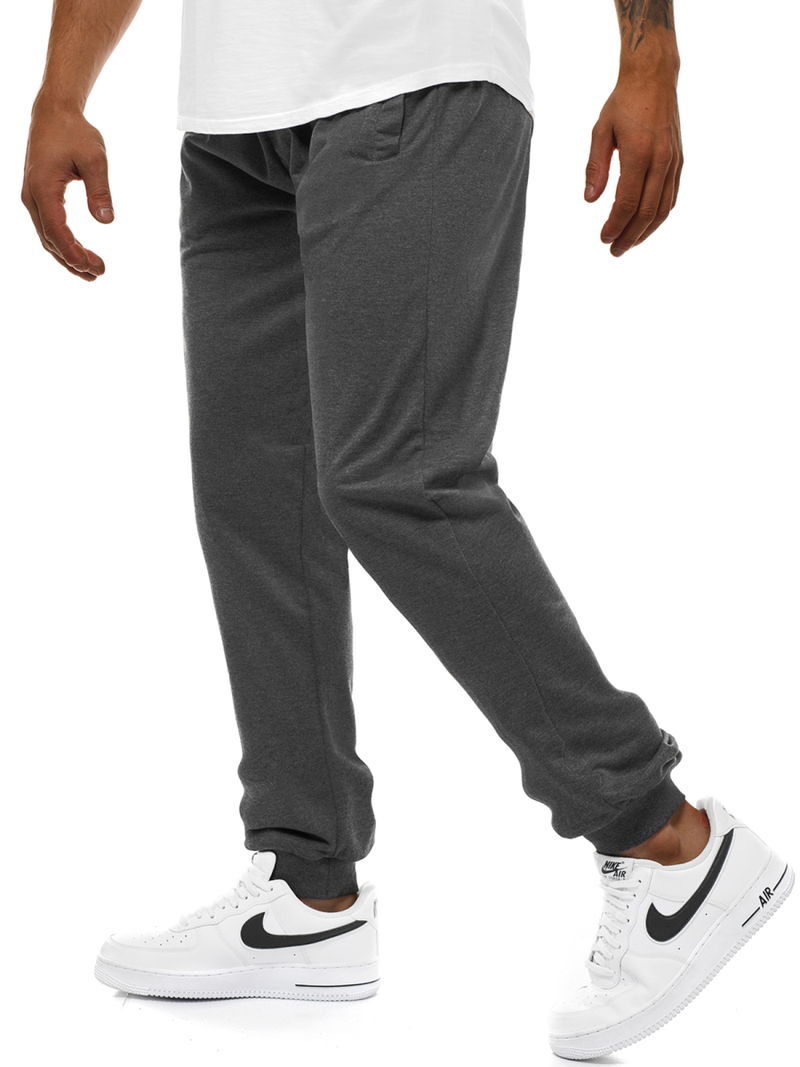 Штани спортивні чоловічі темно-сірі OZONEE JS/HH02