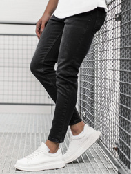 Spodnie męskie jeans czarne OZONEE O/4371/3