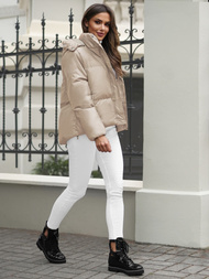Куртка жіноча Бежева OZONEE JS/5M3185/62Z