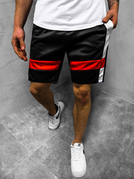 Spodenki dresowe męskie czarne OZONEE JS/81012Z