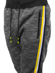 Spodnie dresowe męskie grafitowe OZONEE JS/K60015