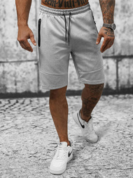 Spodenki dresowe męskie szare OZONEE JS/8K929