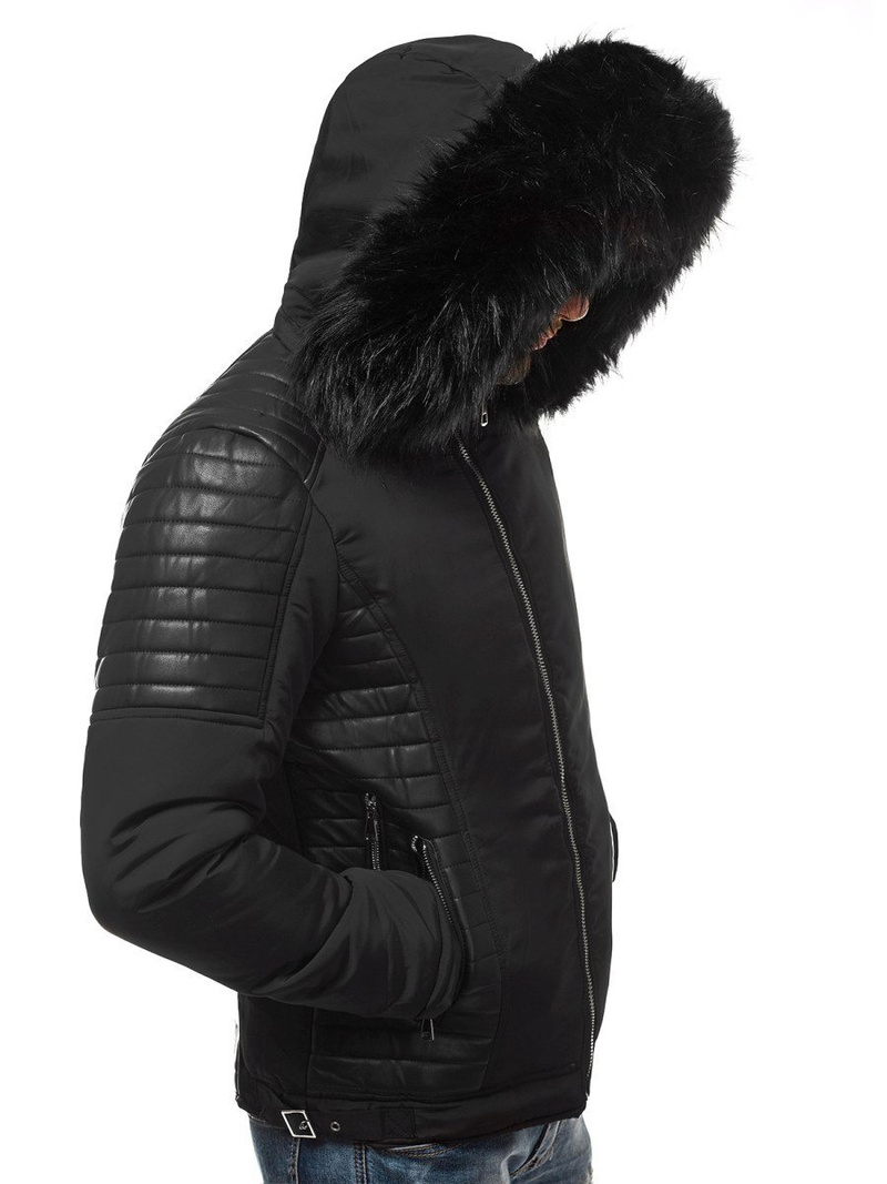 Kurtka zimowa męska czarna OZONEE O/88835