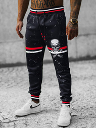 Spodnie dresowe męskie granatowe OZONEE JS/K10227