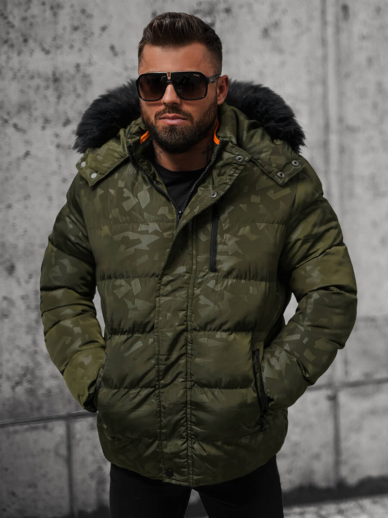 Куртка чоловіча Зелена OZONEE JS/27M8109