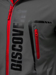 Куртка softshell чоловіча ciро-червона OZONEE JS/HH025/2BZ