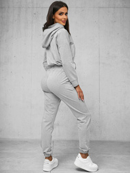 Komplet dresowy dwuczęściowy jasno-szary OZONEE O/12108Z