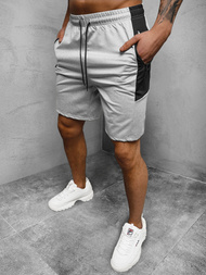 Spodenki dresowe męskie szare OZONEE JS/68026