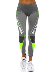 Legginsy damskie szare OZONEE X/1256
