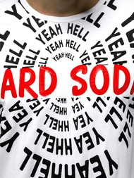 Футболка чоловіча Бiлий OZONEE JS/KS1948