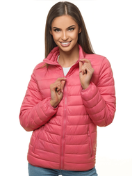 Kurtka przejściowa damska jasno-różowa OZONEE JS/M23037/42