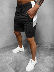 Spodenki dresowe męskie czarne OZONEE JS/68010/3