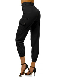 Жіночі штани Джогер Чорнi OZONEE O/HM001