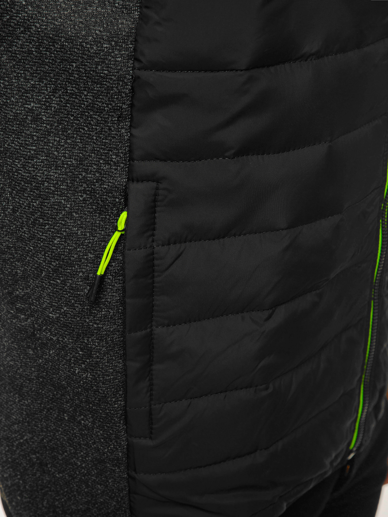 Kurtka męska grafitowa OZONEE JS/KS2155