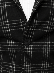 Пальто чоловіче Чорно-Бiлий OZONEE O/5628