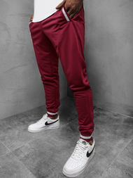 Spodnie dresowe męskie bordowe OZONEE A/2134Z