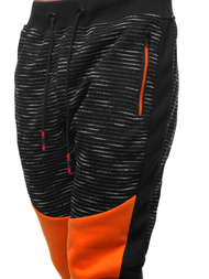 Spodnie dresowe męskie czarne OZONEE JS/K60005