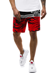 Spodenki męskie czerwone OZONEE JS/KK300157