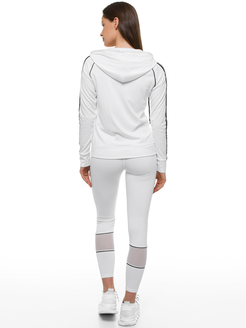 Komplet sportowy dwuczęściowy biały OZONEE JS/YW06006/11/1