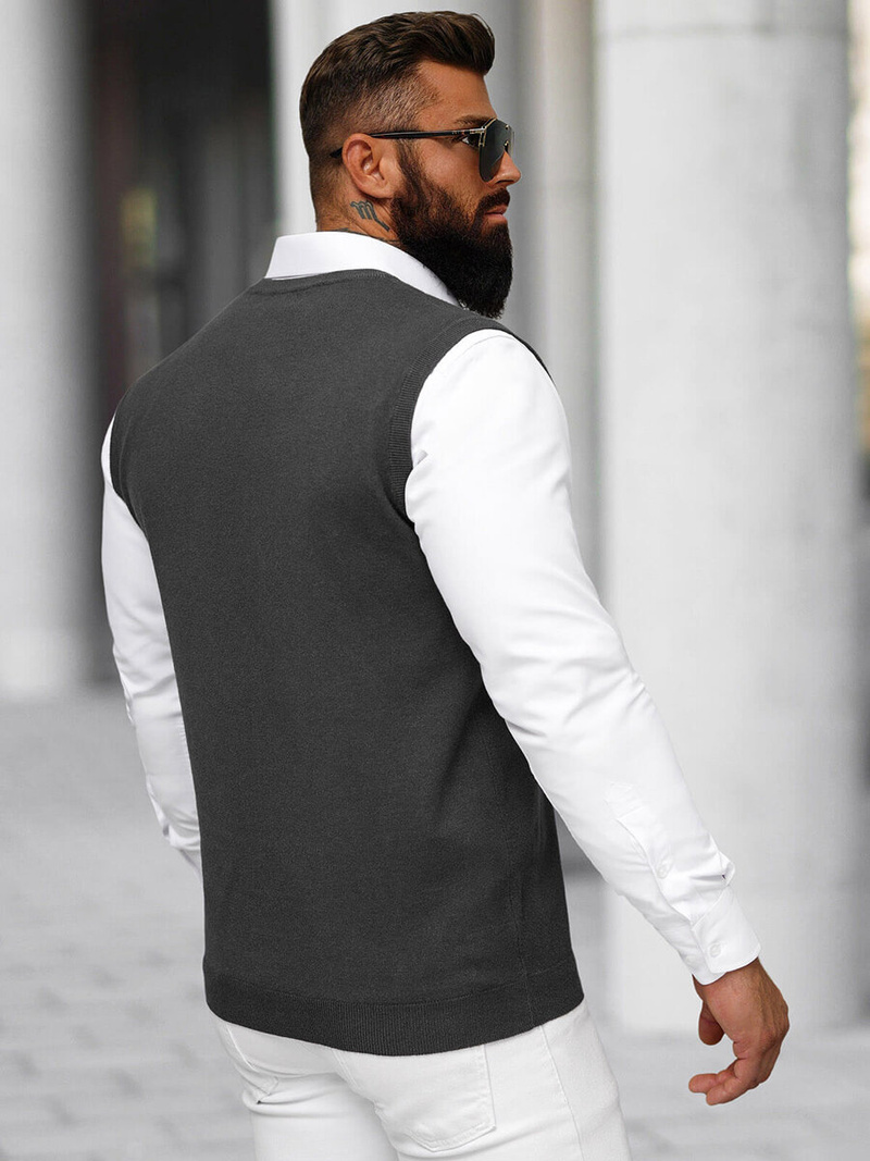 Светр чоловічій Графітові OZONEE NB/MM6005/3Z