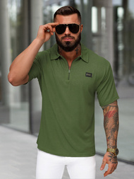 Koszulka męska polo khaki OZONEE O/YN2/593