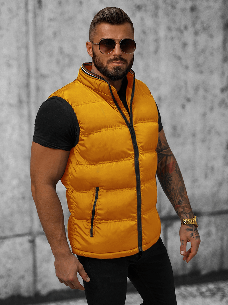 Безрукавка чоловіча Жовта OZONEE N/7131Z