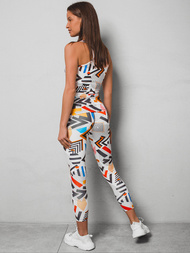 Komplet sportowy dwuczęściowy biały OZONEE O/22111Z