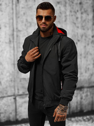 Kurtka męska czarna OZONEE JS/84M3016/392